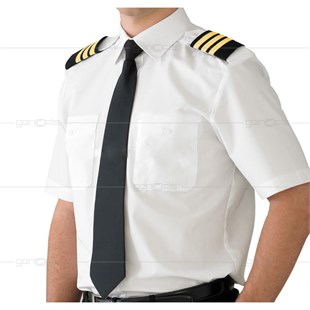 Pilot Gömleği Kısa Kol